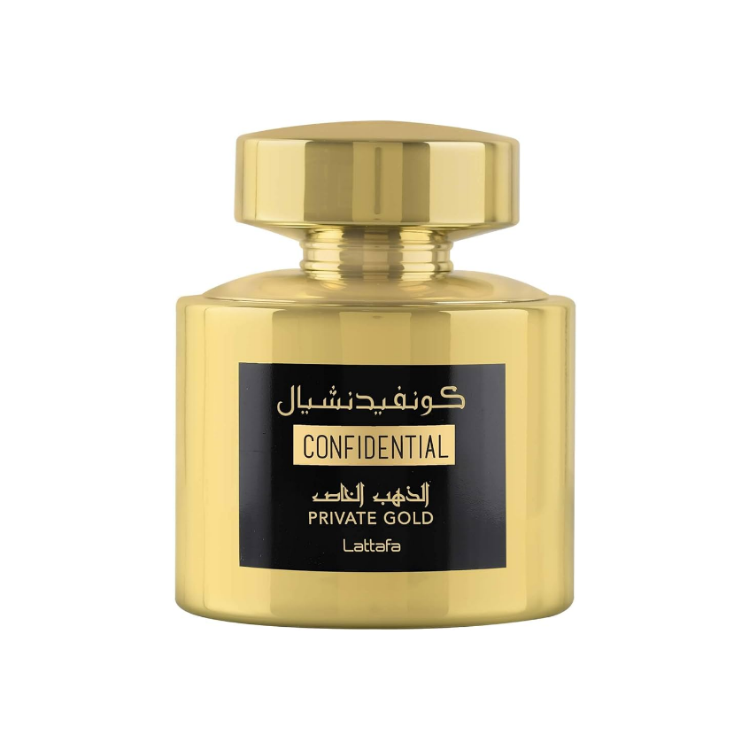 Confidential Private Gold Eau De Parfum By Lattafa 100ml 3.4 FL OZ