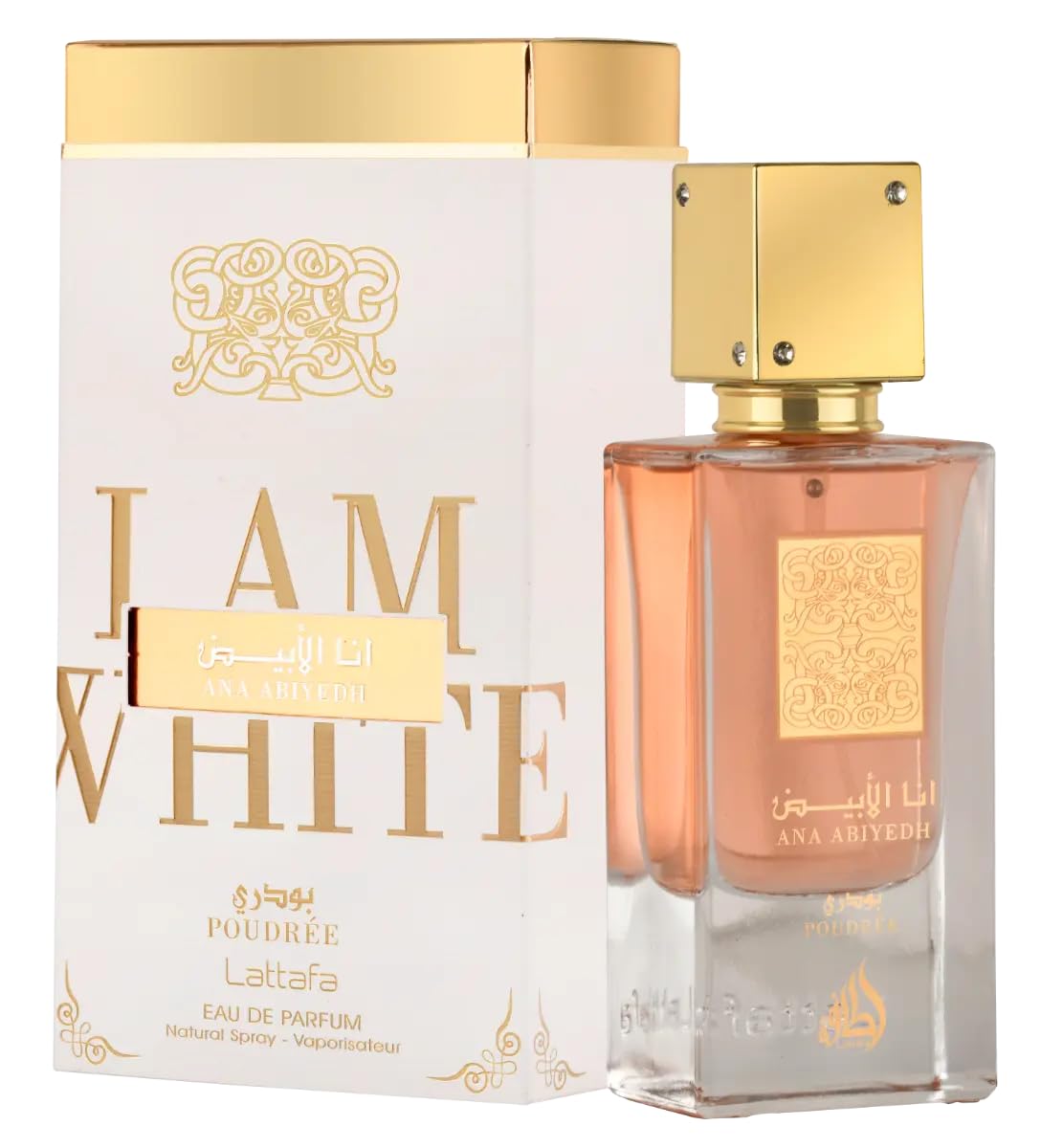 Ana Abiyedh I Am White Poudree EDP Perfume By Lattafa