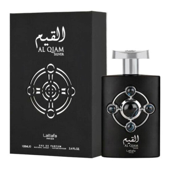 Al Qiam Silver Eau De Parfum 100ml 3.4 FL OZ By Lattafa Pride Oriental Perfume