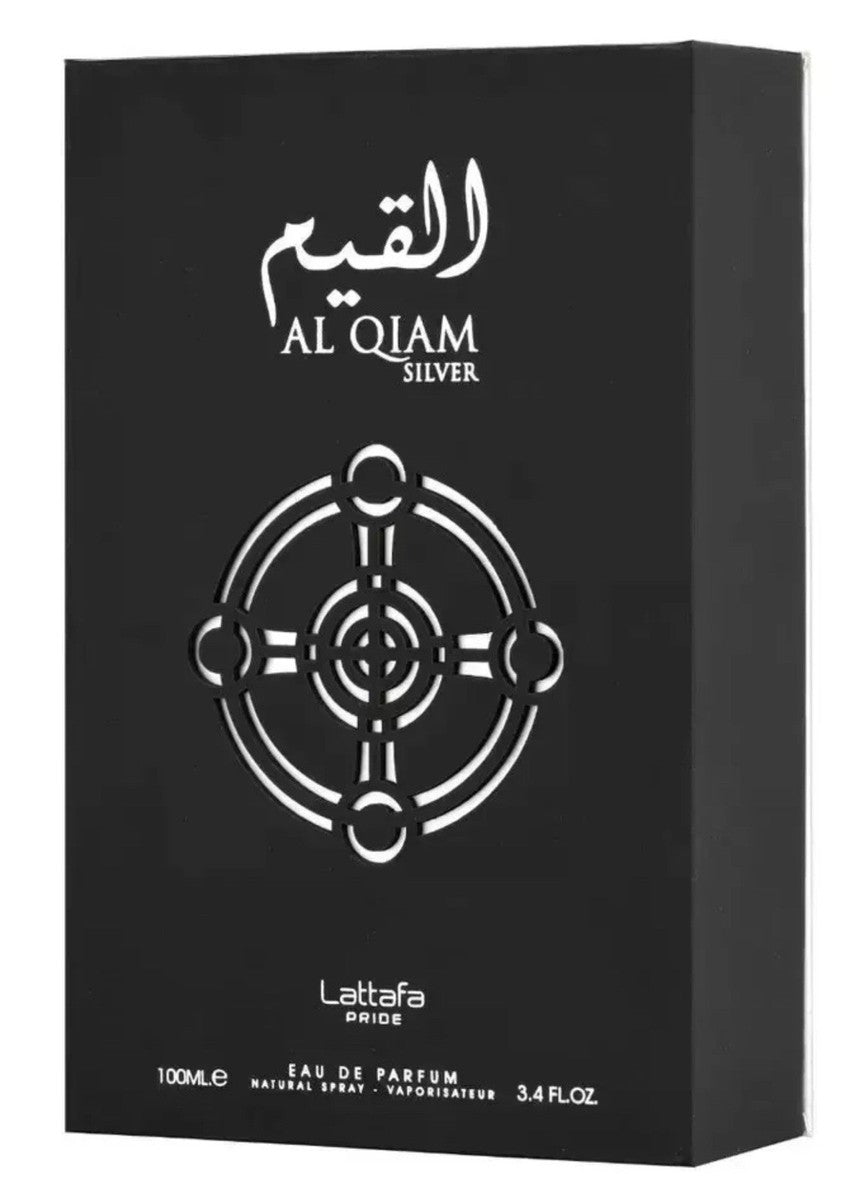 Al Qiam Silver Eau De Parfum 100ml 3.4 FL OZ By Lattafa Pride Oriental Perfume