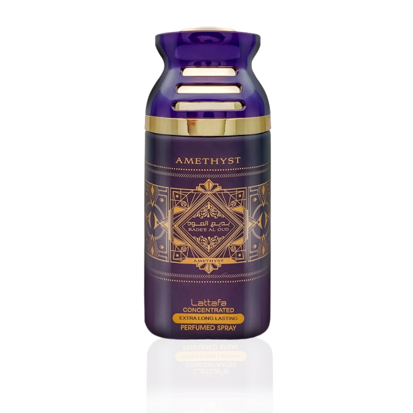 Amethyst | Badee Al Oud | Oud for Glory | Concentrated Extra Long Lasting Perfumed Spray | Oriental Perfume 250ml | By Lattafa