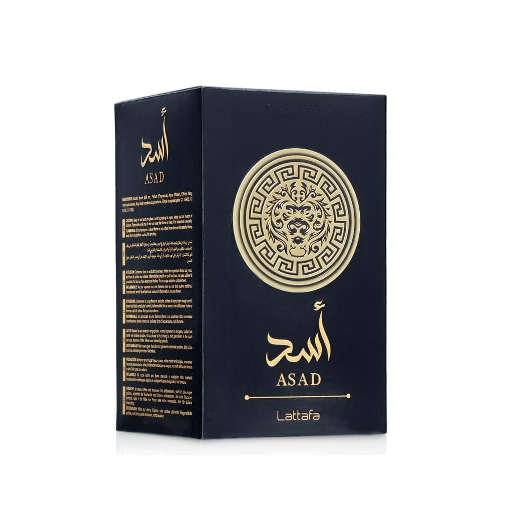 Asad Perfume Eau De Parfum by Lattafa for Unisex 100 ml