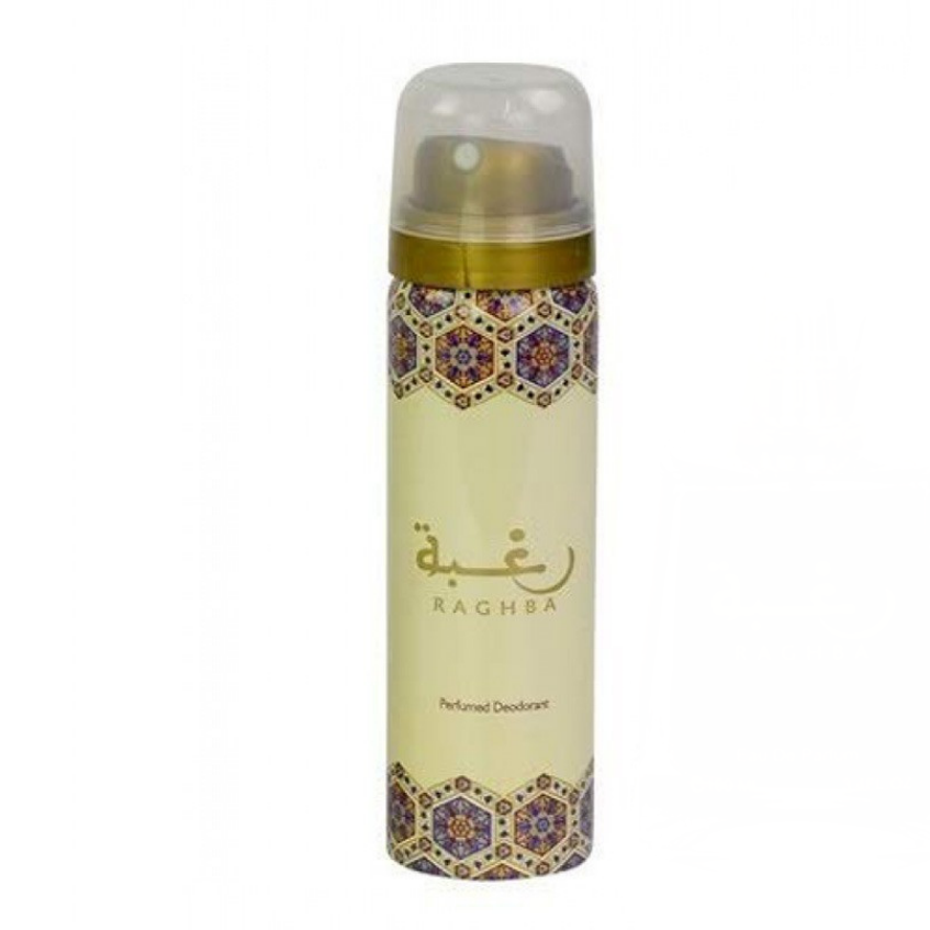 RAGHBA Eau De Parfum 100 ML 3.4 FL OZ By Lattafa With Deo Spray