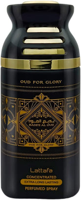 Oud For Glory Bade'e Al Oud Concentrated Extra Long Lasting Perfumed Spray By Lattafa 250ml 9 FL OZ.jpg