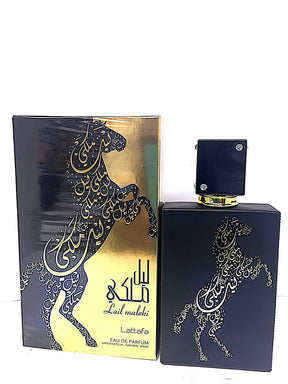 Oud Lail Maleki Oud Eau De Parfum By Lattafa 100ml 3.4 FL OZ