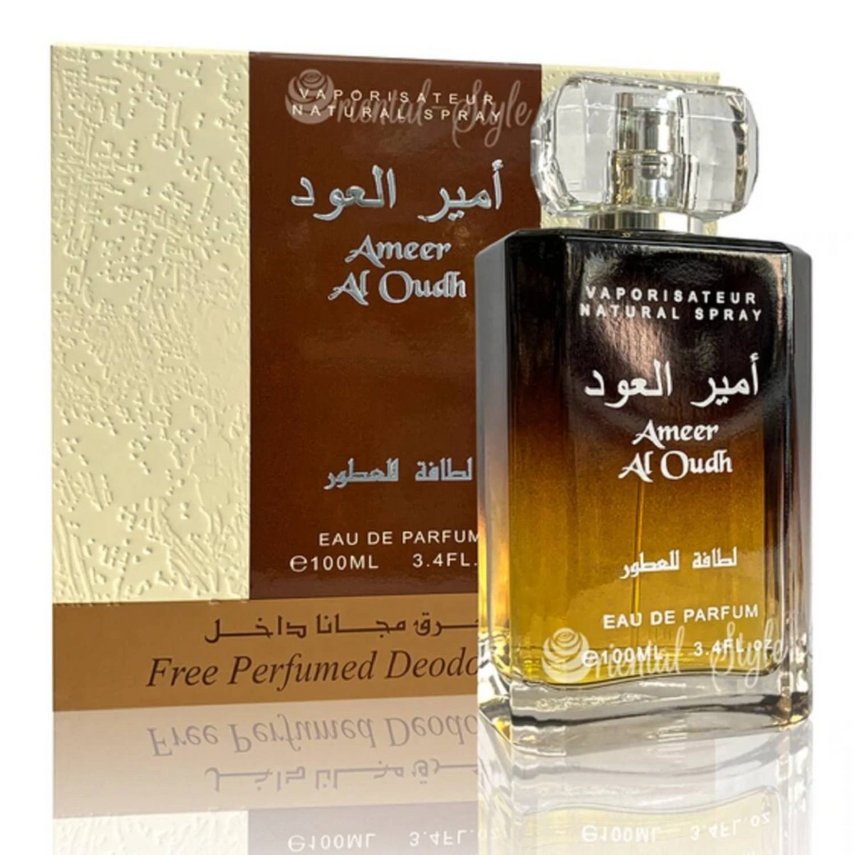 Ameer Al Oudh - Eau De Parfum Spray (100 ml - 3.4Fl oz) with Deo by Lattafa