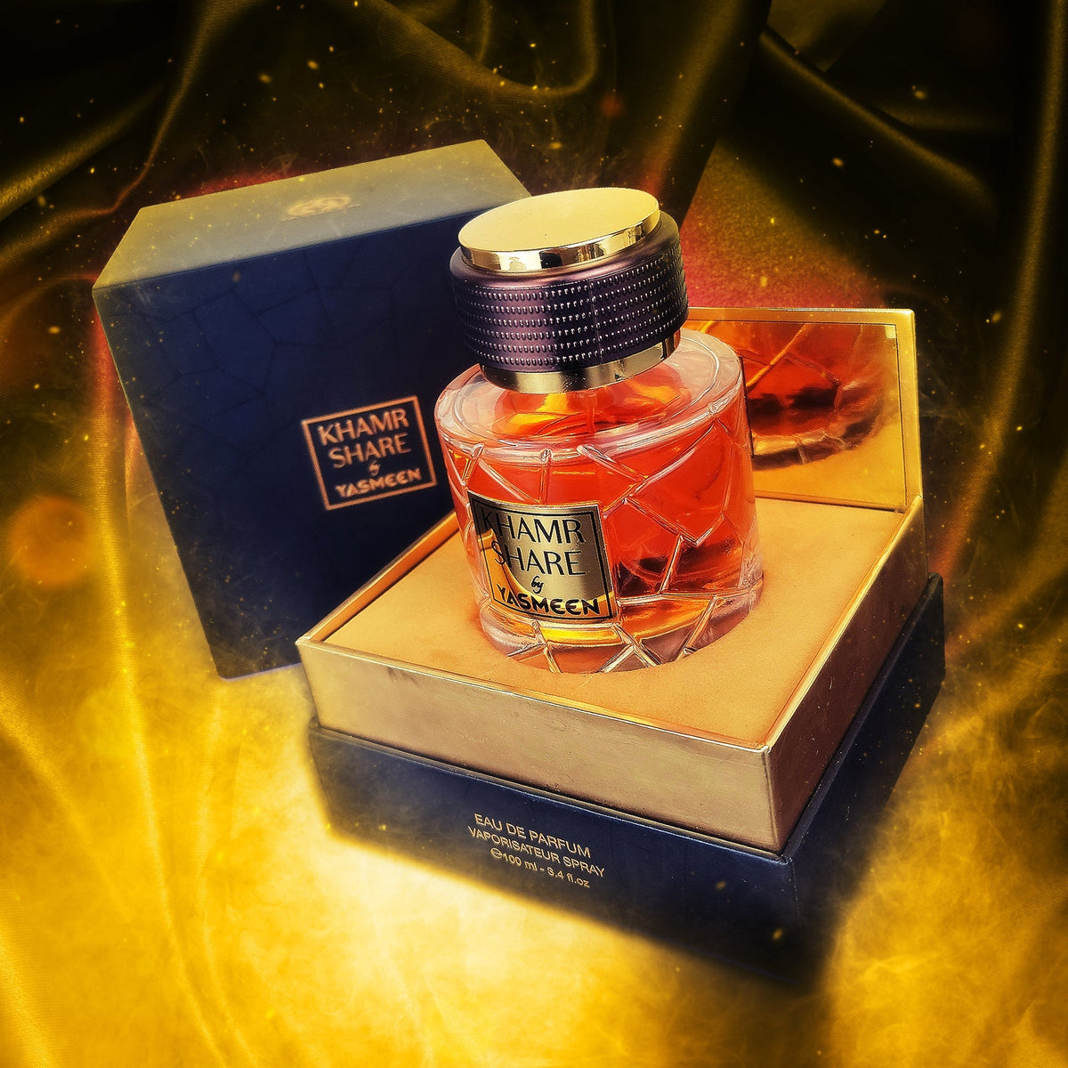 Yasmeen Khamr Share 100 ML Perfume Spray Arabian Perfume Inspried by Kilian Angel Share & Lattafa Khamrah Made in Dubai