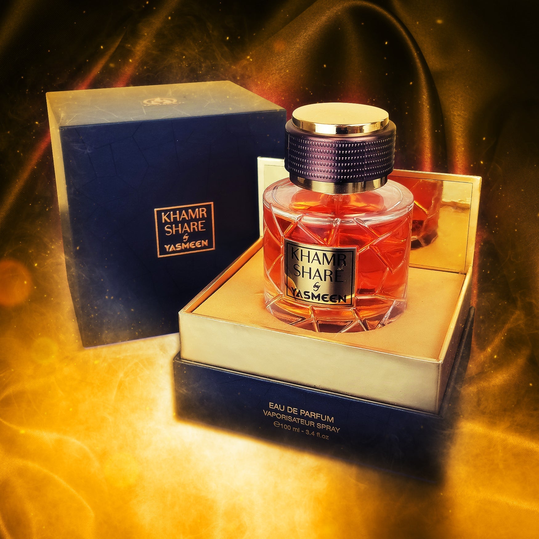 Yasmeen Khamr Share 100 ML Perfume Spray Arabian Perfume Inspried by Kilian Angel Share & Lattafa Khamrah Made in Dubai