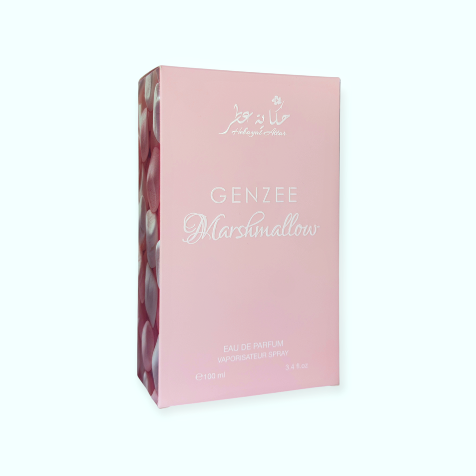 GenZee Marshmallow Eau De Parfum by Hekayat Attar 100ml 3.4 Fl Oz